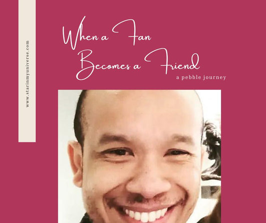 face of a man, text: The Unbreakable Bond of Fans and Friendship