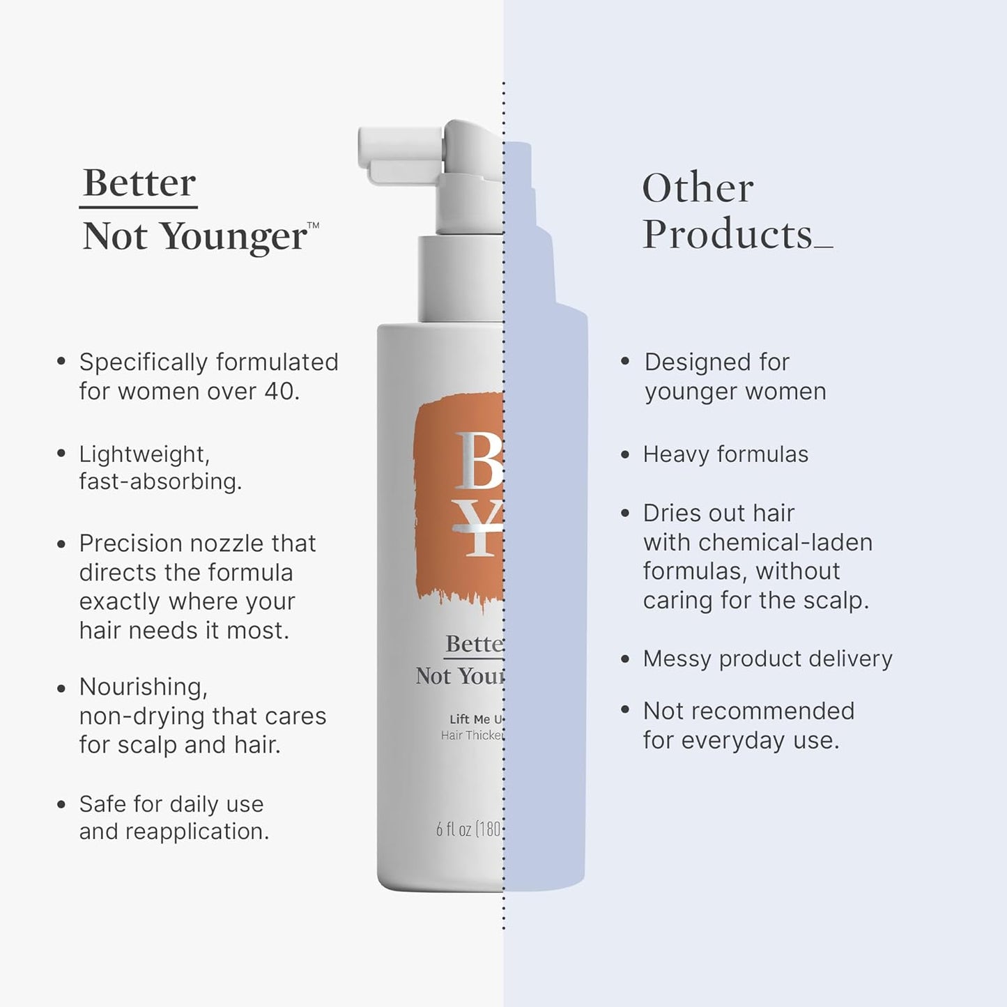 Better Not Younger - Lift Me Up Hair Thickener Spray