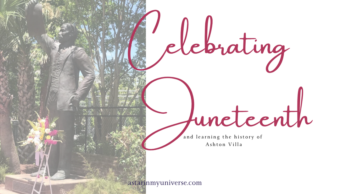 statue of General Gordon Granger at Ashton Villa in Galveston, Texas celebrating Juneteenth