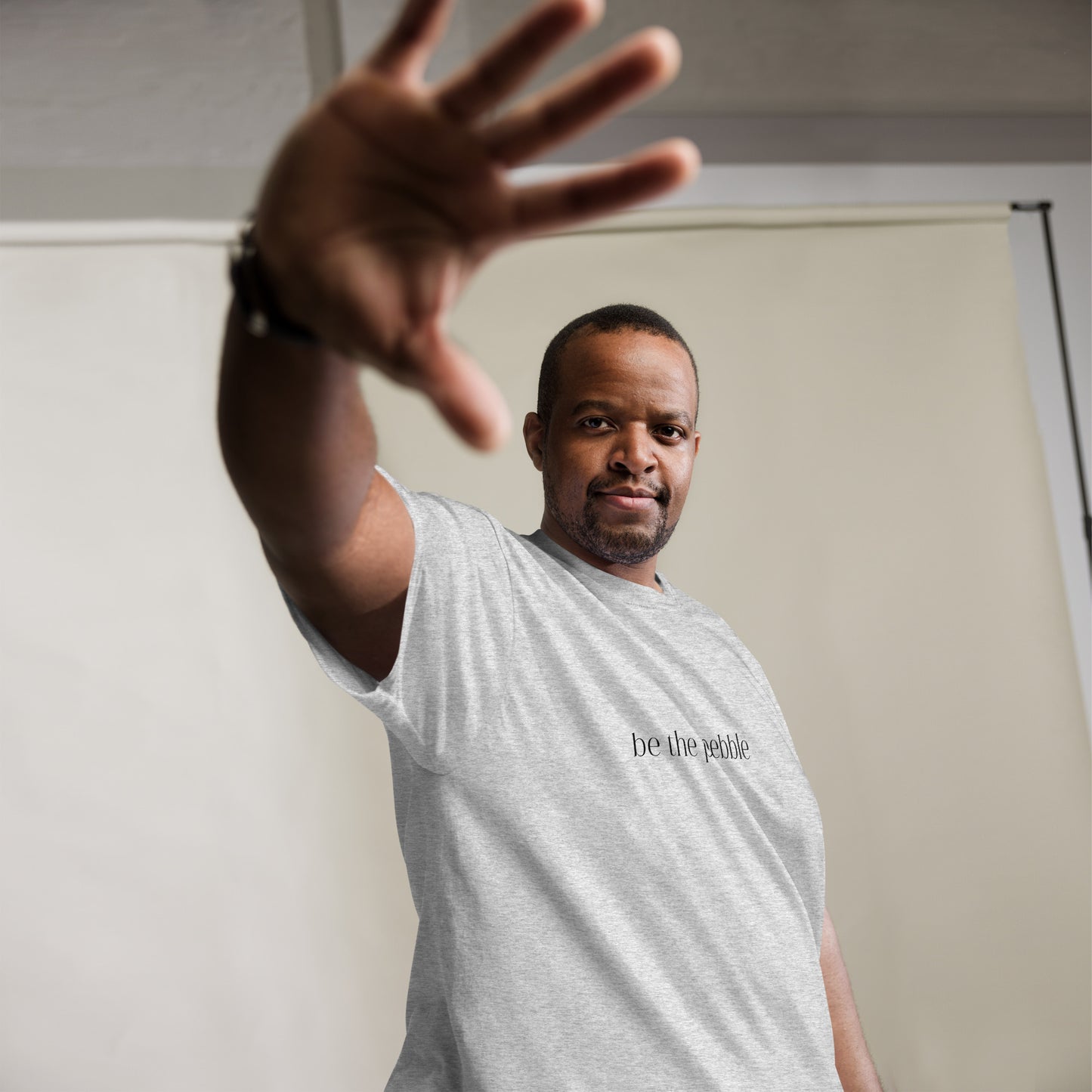 Unisex "be the pebble" classic tee