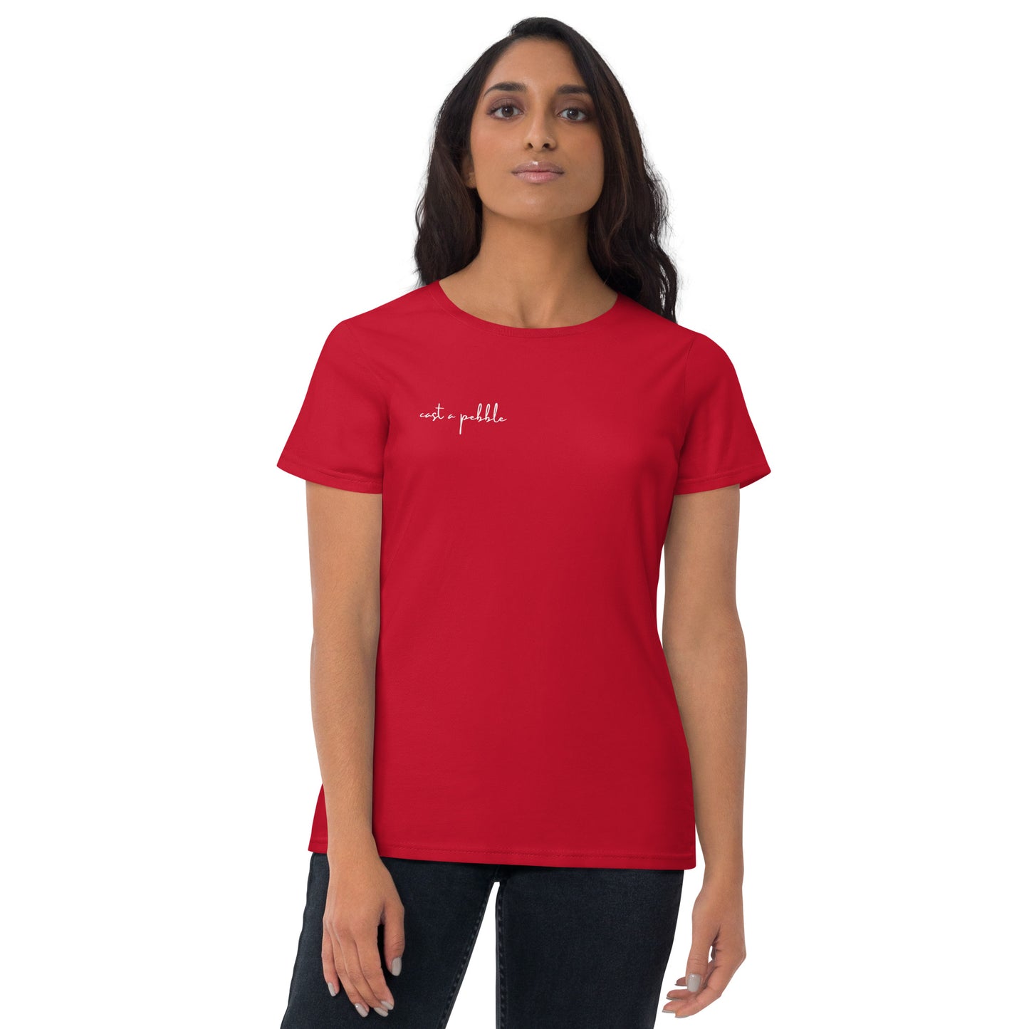 Women's short sleeve pebble philosophy t-shirt