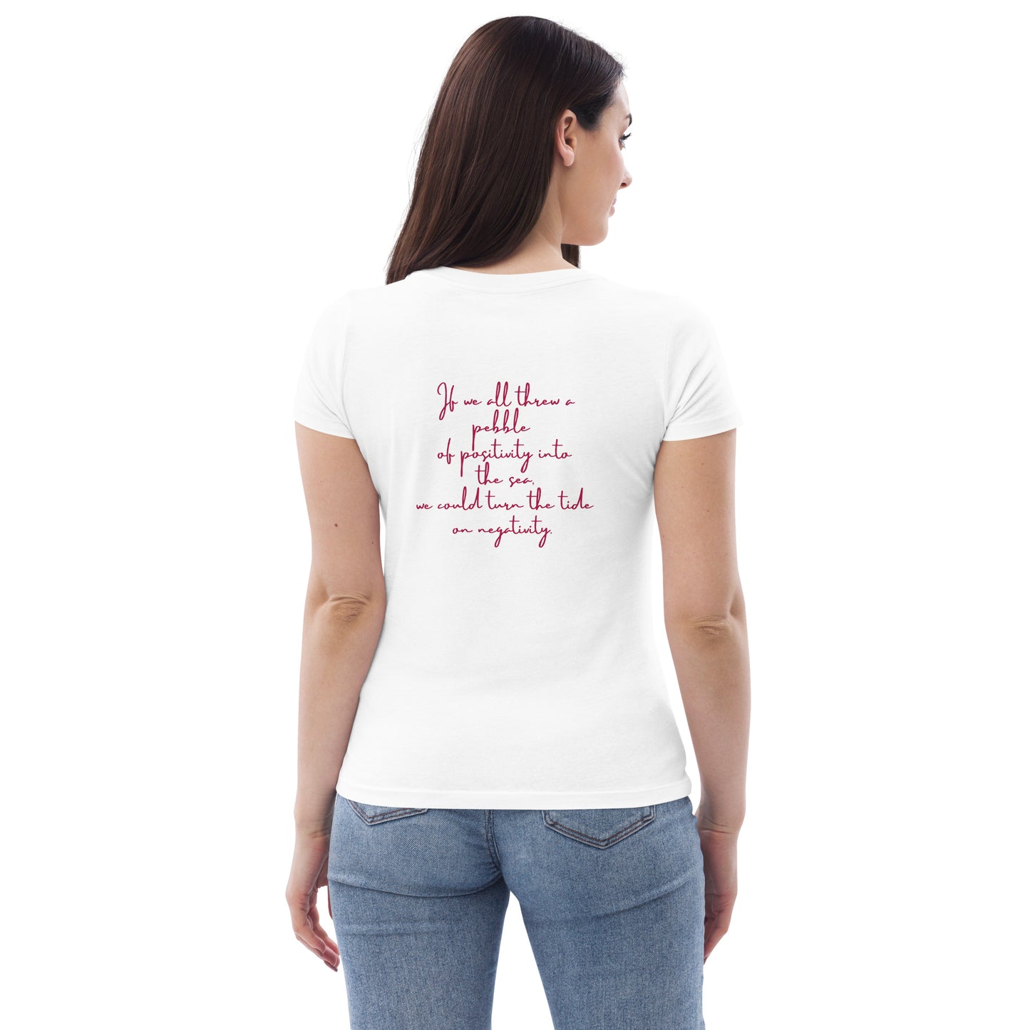 Women's fitted pebble philosophy tee