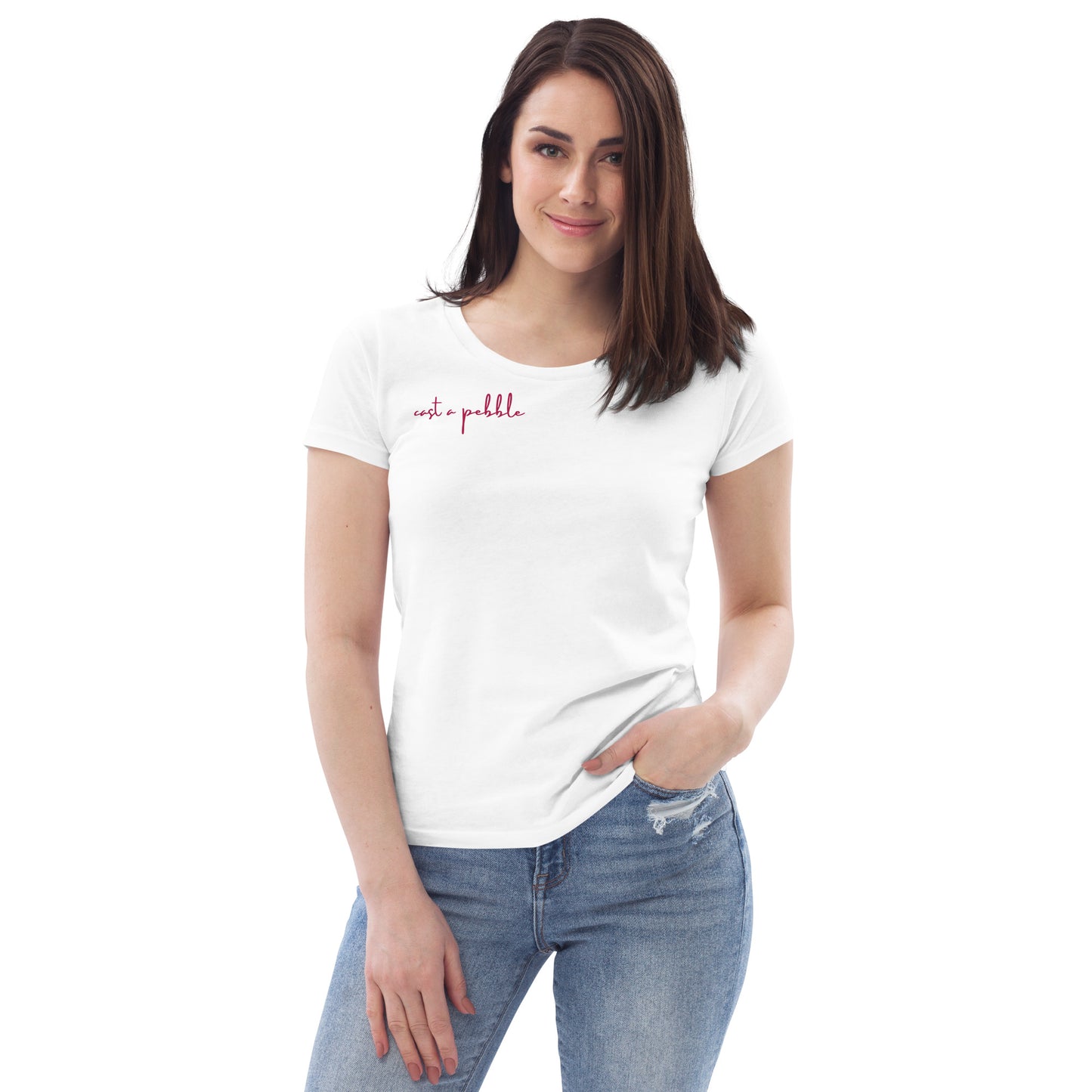 Women's fitted pebble philosophy tee