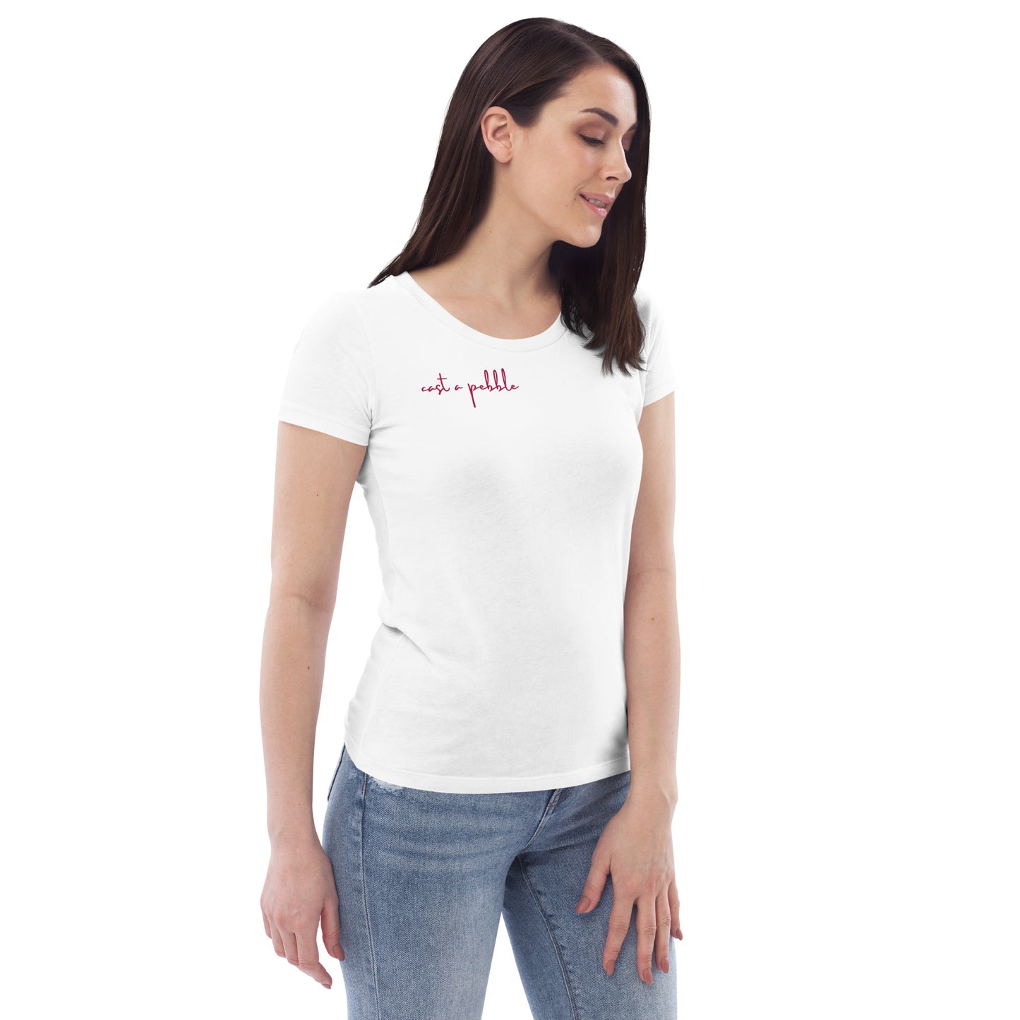 Women's fitted pebble philosophy tee